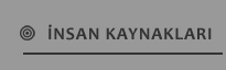 İNSAN KAYNAKLARI